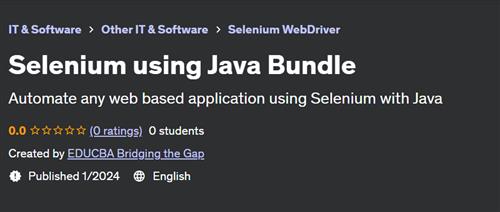 Selenium using Java Bundle