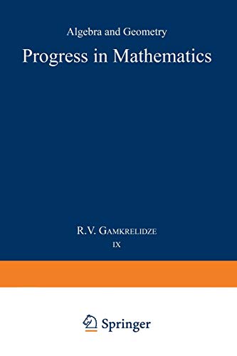 Progress in Mathematics Algebra and Geometry