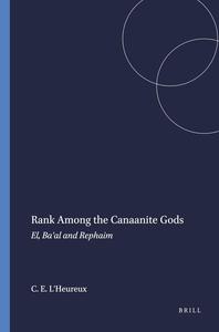 Rank among the Canaanite Gods El, Ba'al and Rephaim