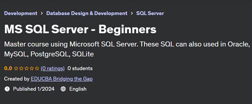 MS SQL Server – Beginners