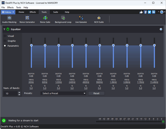NCH DeskFX Audio Enhancer Plus 6.00