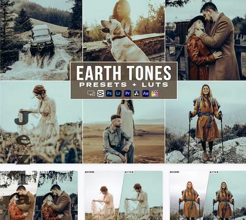 Earth Tones Video Luts Presets Mobile & Desctop - J6BN27A