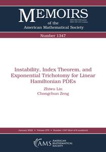 Instability, Index Theorem, and Exponential Trichotomy for Linear Hamiltonian PDEs