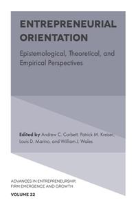Entrepreneurial Orientation  Epistemological, Theoretical, and Empirical Perspectives