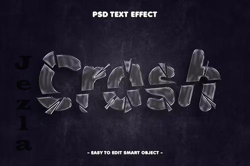 Crash Editable Psd Text Effect - DWA6FS2
