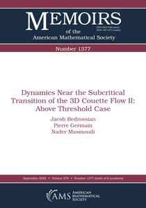 Dynamics Near the Subcritical Transition of the 3D Couette Flow II  Above Threshold Case