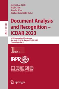 Document Analysis and Recognition – ICDAR 2023 17th International Conference, Part I