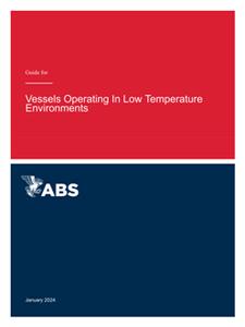 Guide for Vessels Operating in Low Temperature Environments