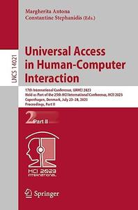 Universal Access in Human-Computer Interaction  17th International Conference, UAHCI 2023, Part II