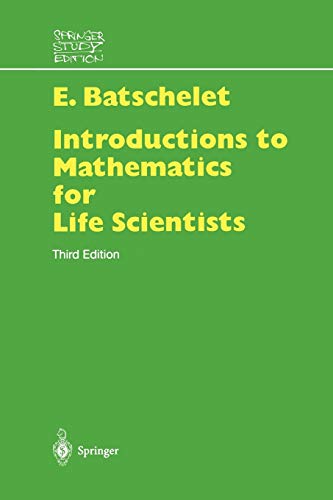Introduction to Mathematics for Life Scientists, Third Edition