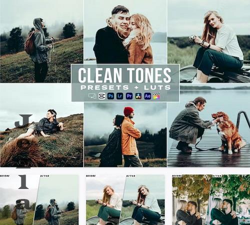Clean Tones Luts Video Presets Mobile & Desctop - MFJJ95L