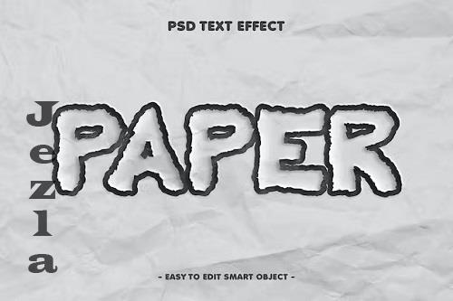 Paper Cut Editable Text Effect - BJKQ57B