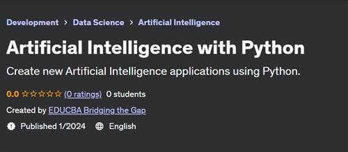 Artificial Intelligence with Python by EDUCBA Bridging the Gap