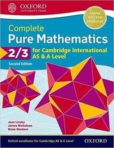 Complete Pure Mathematics 23 for Cambridge International AS & A Level (2nd Edition)