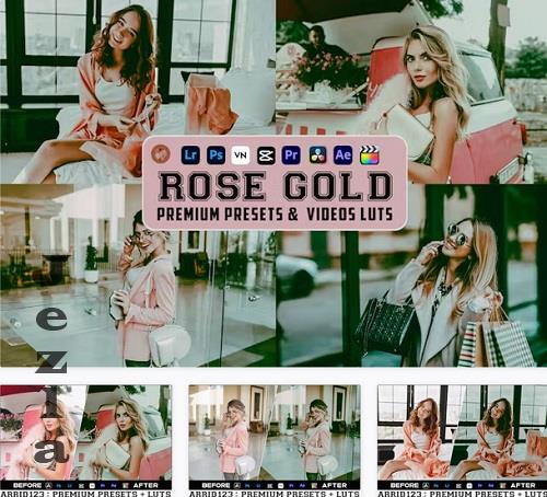 Rose Gold Mood Luts And Presets Mobile Desktop - NEFB3R3