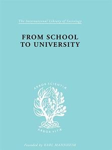 From School to University A Study with Special Reference to University Entrance