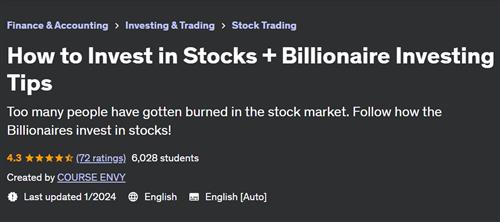 How to Invest in Stocks + Billionaire Investing Tips