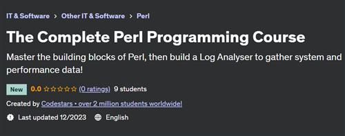 The Complete Perl Programming Course