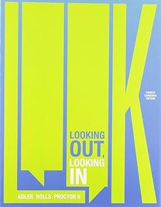 Look Looking Out, Looking In, 4th Canadian Edition