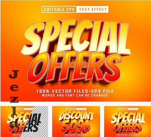 Special Offers Editable Text Effect - UU8YJJY