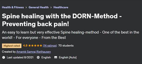 Spine healing with the DORN-Method – Preventing back pain!