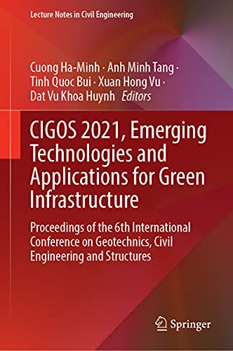 CIGOS 2021, Emerging Technologies and Applications for Green Infrastructure (2024)