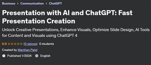 Presentation with AI and ChatGPT – Fast Presentation Creation