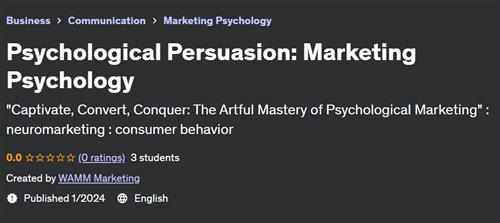 Psychological Persuasion – Marketing Psychology