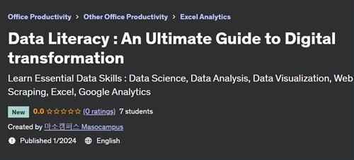 Data Literacy – An Ultimate Guide to Digital transformation