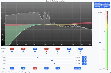 Sonoris Mastering Equalizer v1.2.0.0 macOS
