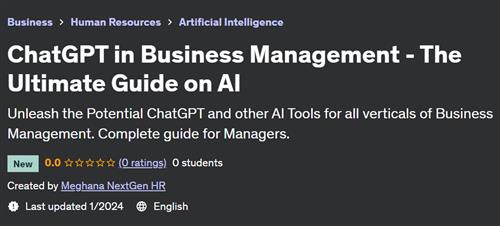 ChatGPT in Business Management – The Ultimate Guide on AI