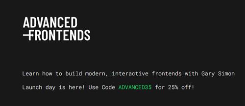 DesignCourse – Advanced Frontends