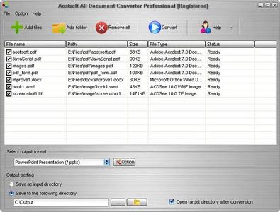 Aostsoft All Document Converter Professional 4.0.2