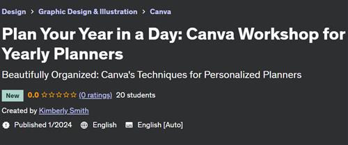 Plan Your Year in a Day – Canva Workshop for Yearly Planners