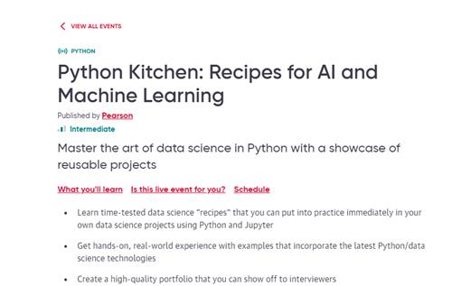 Skill Up with Python – Data Science and Machine Learning Recipes