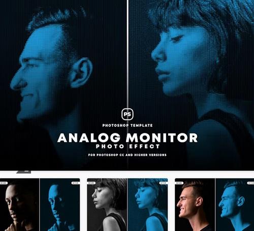 Analog Monitor Photo Effect - WC8ZDRH