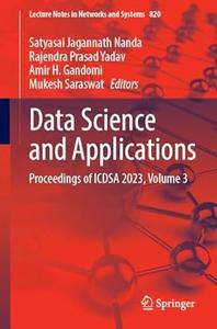 Data Science and Applications, Volume 3