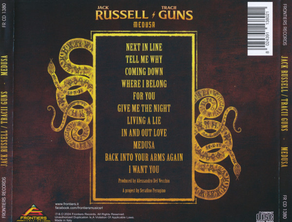 Jack Russell/ Tracii Guns - Medusa (2024) 