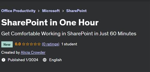 SharePoint in One Hour