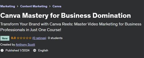 Canva Mastery for Business Domination