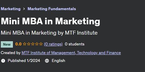 Mini MBA in Marketing