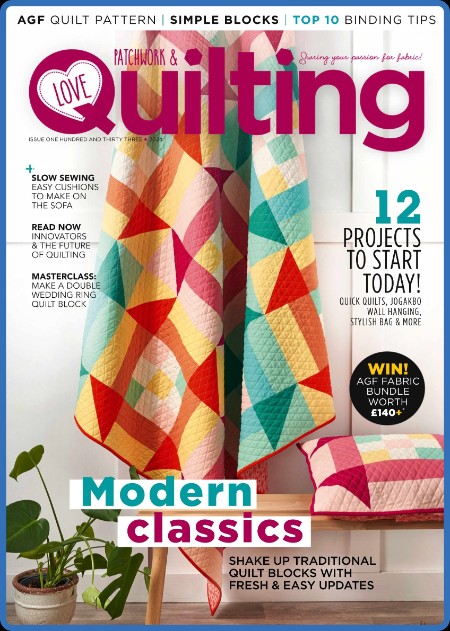 Love PatchWork & Quilting - Issue 133 - January 2024 22498042b37a907f8b7f2a6479c2c33e