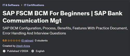 SAP FSCM BCM For Beginners – SAP Bank Communication Mgt
