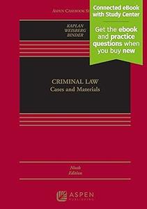 Criminal Law Cases and Materials [Connected eBook with Study Center]  Ed 9
