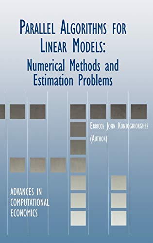 Parallel Algorithms for Linear Models Numerical Methods and Estimation Problems