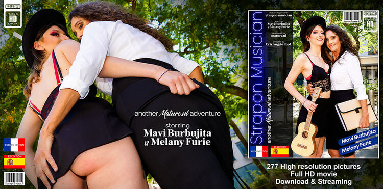 Spanish MILF Mavi Burbujita Does Hot Young Skinny French Melany Furie With a Strapon Mavi Burbujita (EU) (52), Melany Furie (24) (Mature.nl) FullHD 1080p