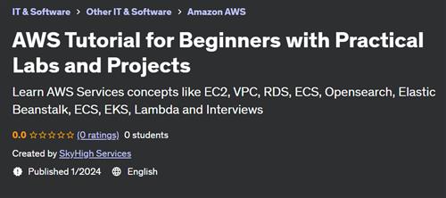 AWS Tutorial for Beginners with Practical Labs and Projects
