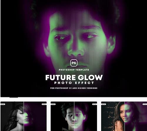 Future Glow Photo Effect - UX9RGHL