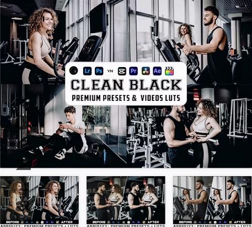 Clean Black Luts Videos & Presets Mobile Desktop - 6LECQLF
