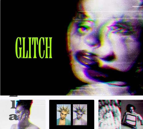 RGB Glitch Photo Effect - 91964108